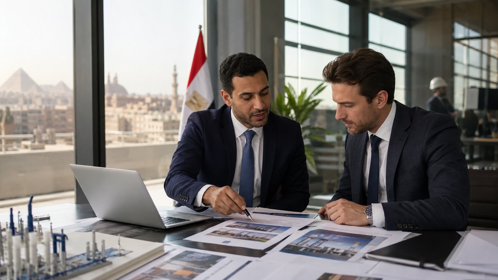 Business setup meeting in Egypt
