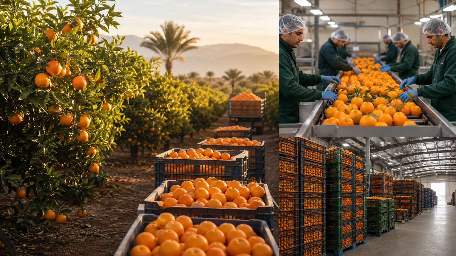 Citrus farm and packing line