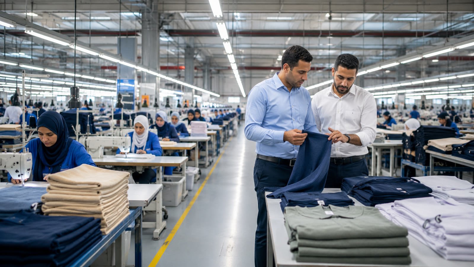 Garment factory in Egypt